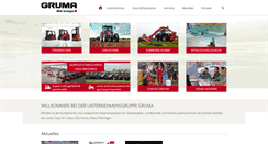 Desktop Screenshot of gruma.de